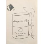 Attributed to Andy Warhol (American 1928-1987), 'Campbells Tomato Soup', circa 1960s