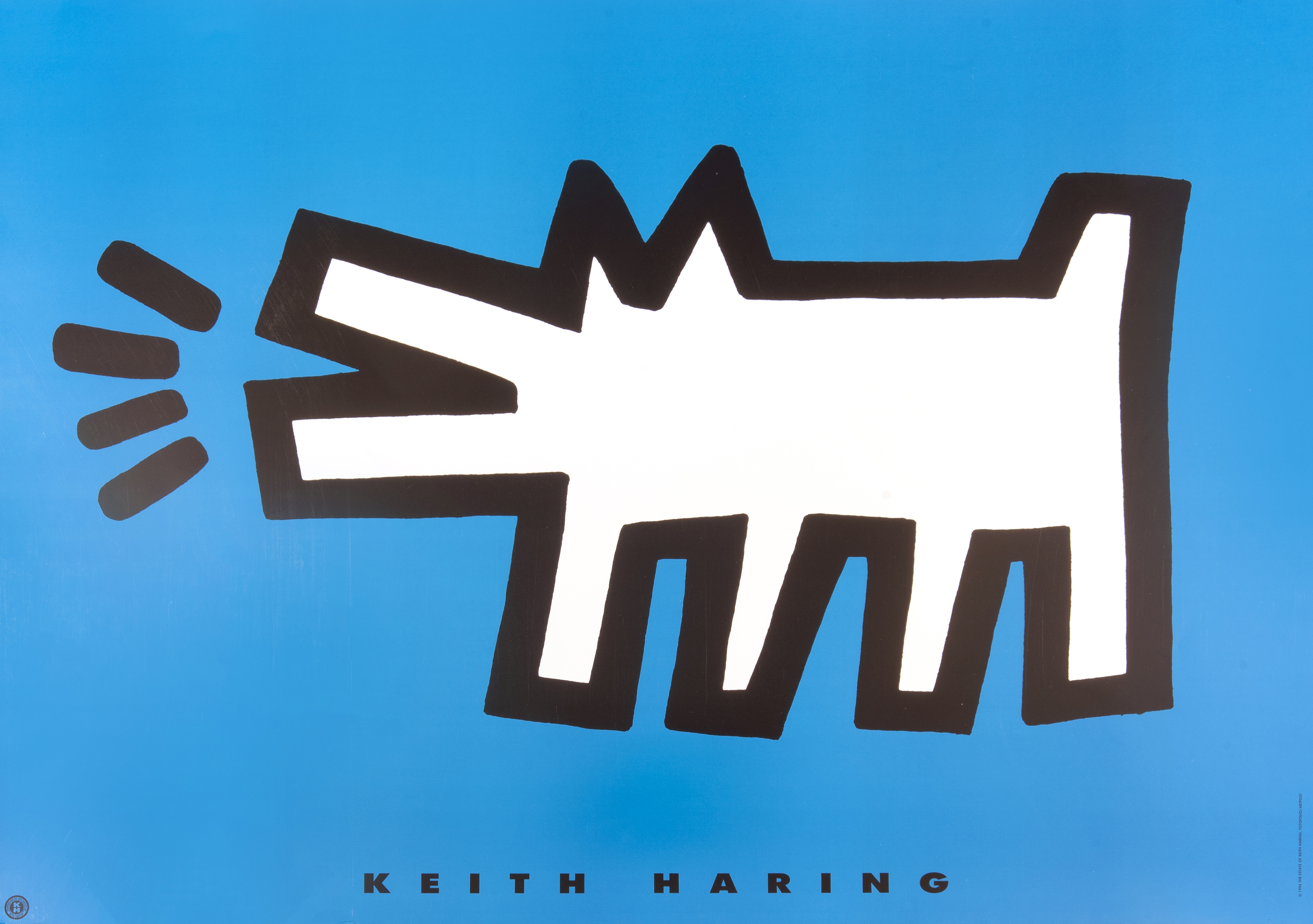 Keith Haring (American 1958-1990), ‘See No Evil, Hear No Evil, Speak No Evil, Radiant Baby & Dog’ - Image 3 of 3