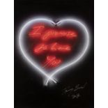 Tracey Emin (British b.1963), 'I Promise To Love You', 2014