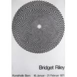 Bridget Riley (British b.1931), 'Blaze Exhibition Poster', 1971