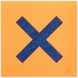 Chris Levine (British b.1960), ‘Marks The Spot (Blue On Orange)’, 2018