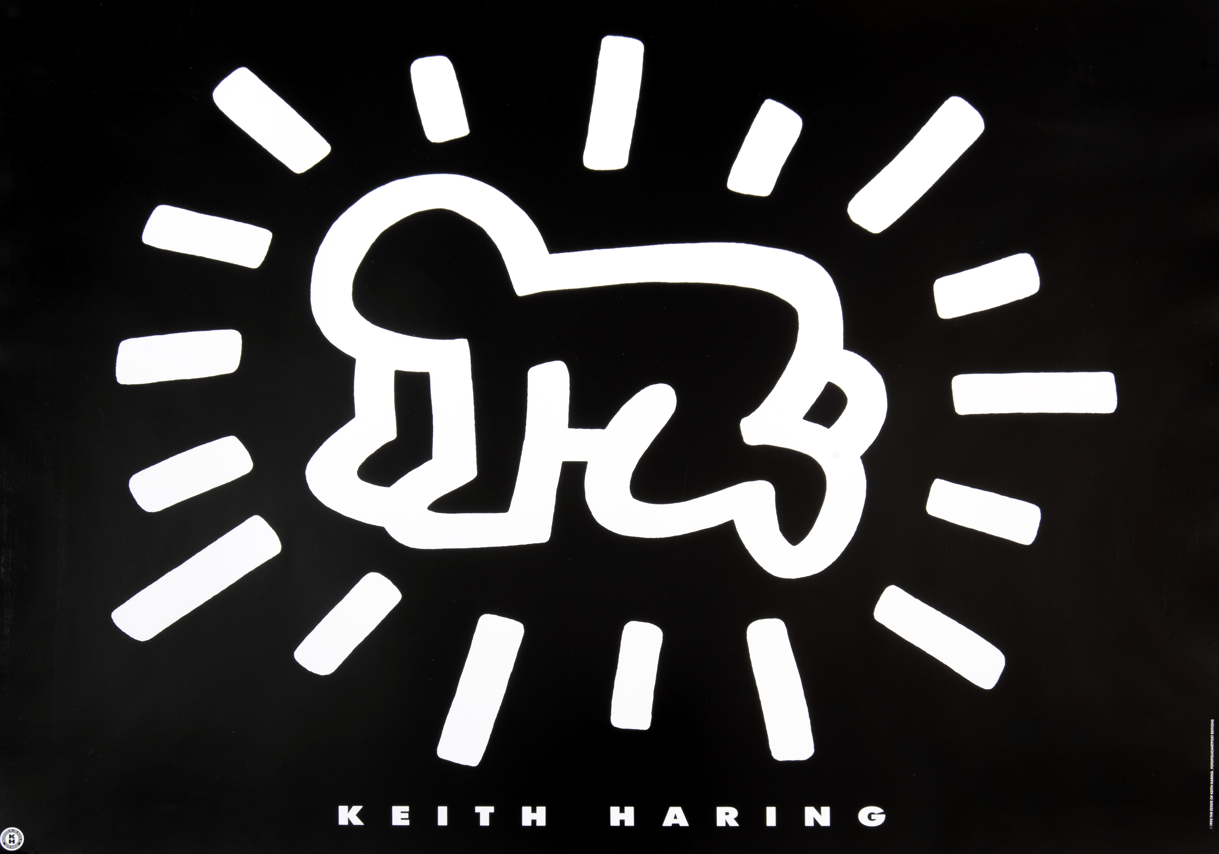 Keith Haring (American 1958-1990), ‘See No Evil, Hear No Evil, Speak No Evil, Radiant Baby & Dog’ - Image 2 of 3