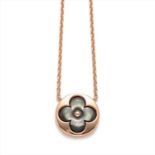 Louis Vuitton - a mother of pearl Colour Blossom necklace.