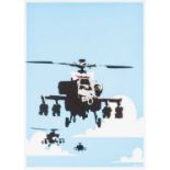 Banksy (British b,1974), 'Happy Choppers', 2003