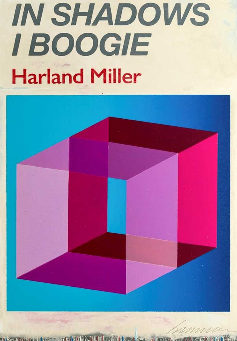 Harland Miller (British b.1964), 'In Shadows I Boogie (Blue)', 2019