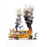 Ernest Zacharevic (Luthianian b.1986), 'Rage Against The Machine', 2018
