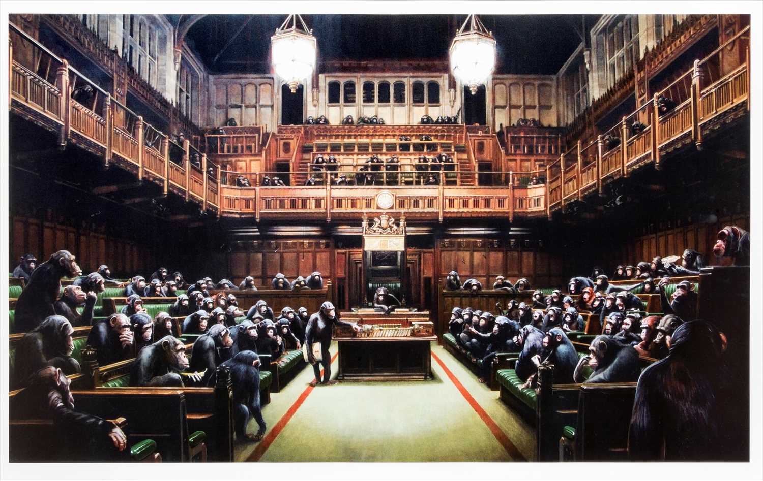 Banksy (British b.1974), ‘Monkey Parliament', 2009