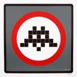 Invader (French b.1969), 'Warning Invader', 2011