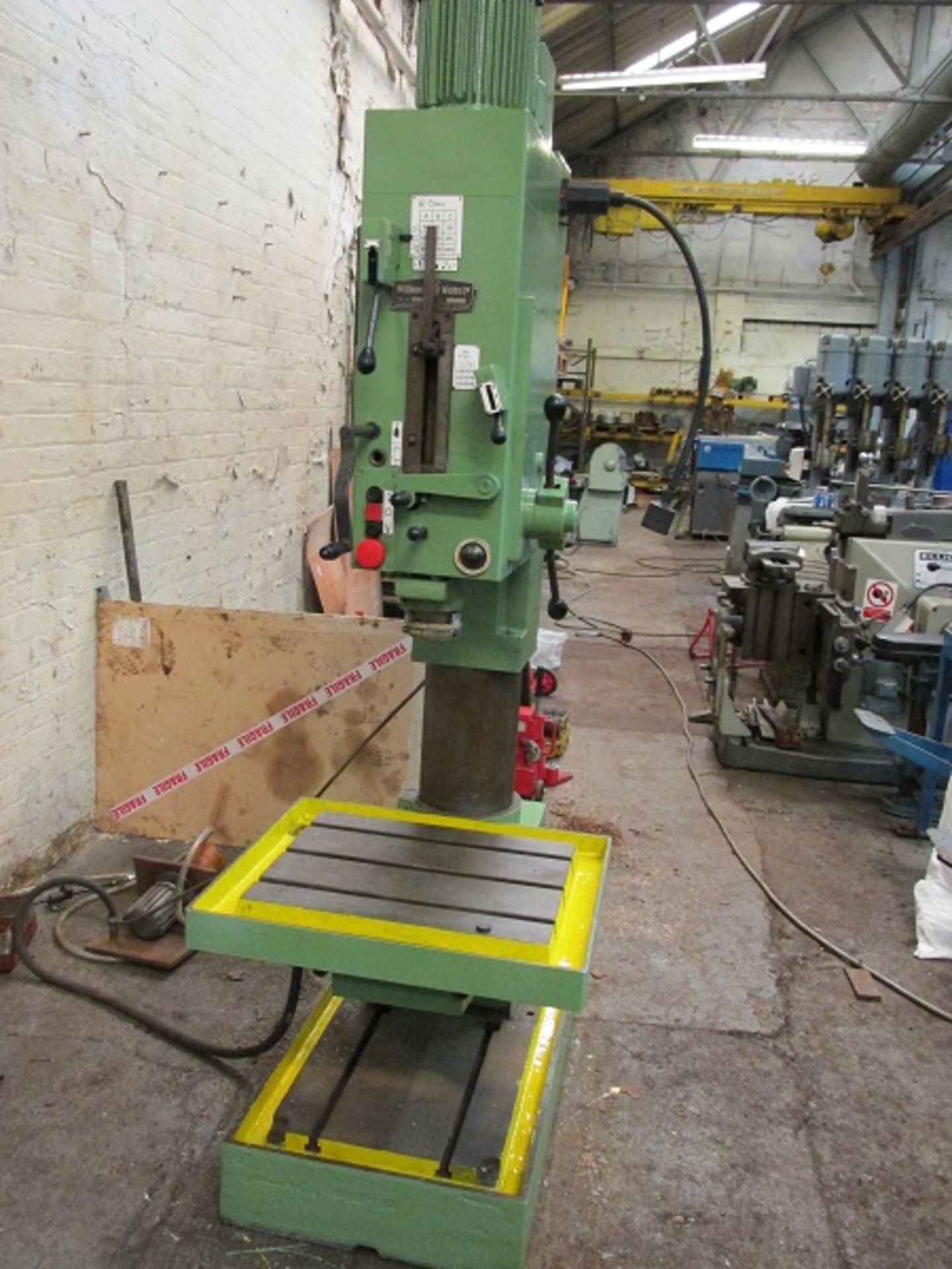 WMW SAALFELD BS4 Heavy Duty Geared Head Pillar Drill - Image 4 of 6