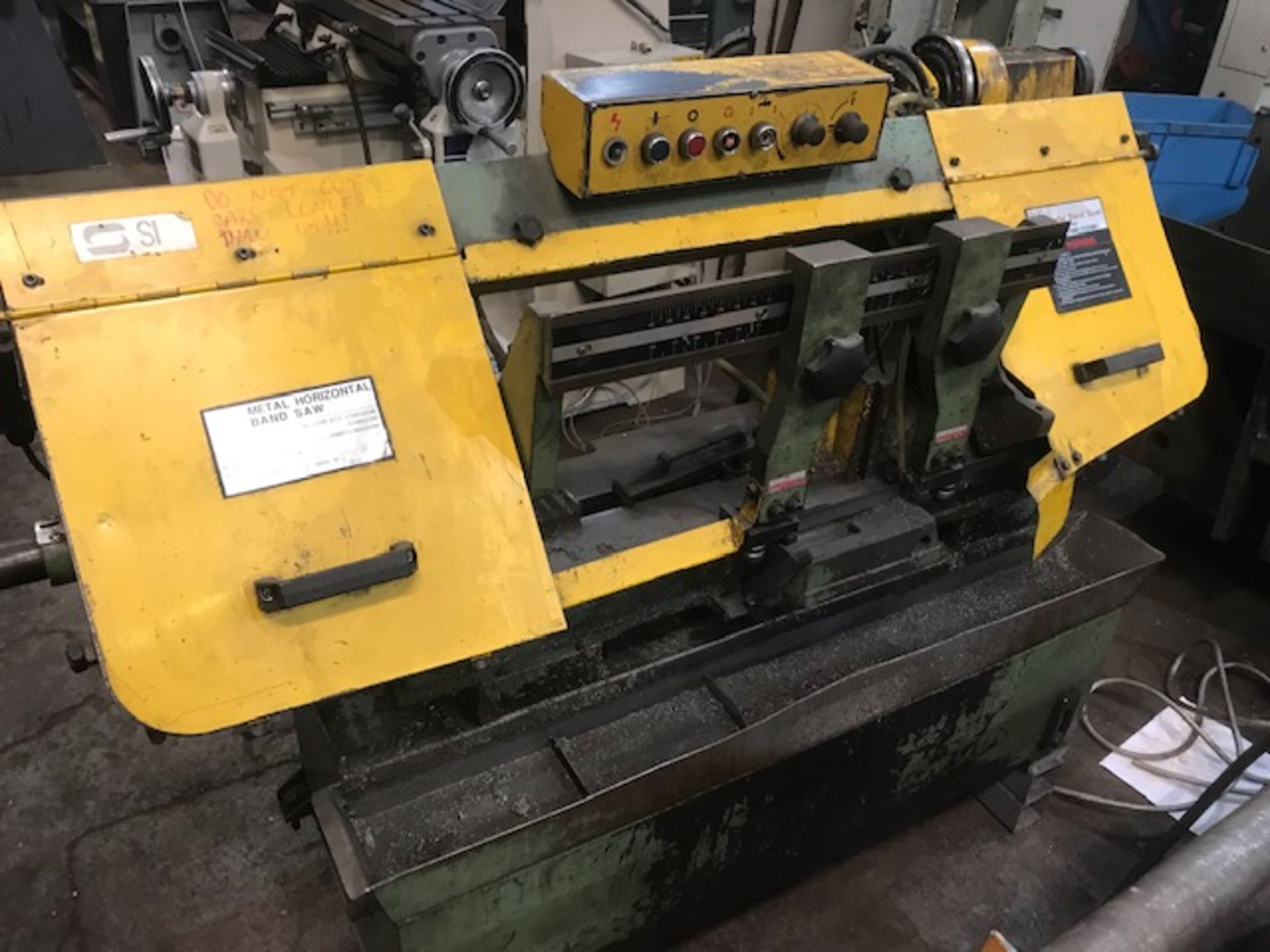 Excel 10" Horizontal Bandsaw - Year 2001