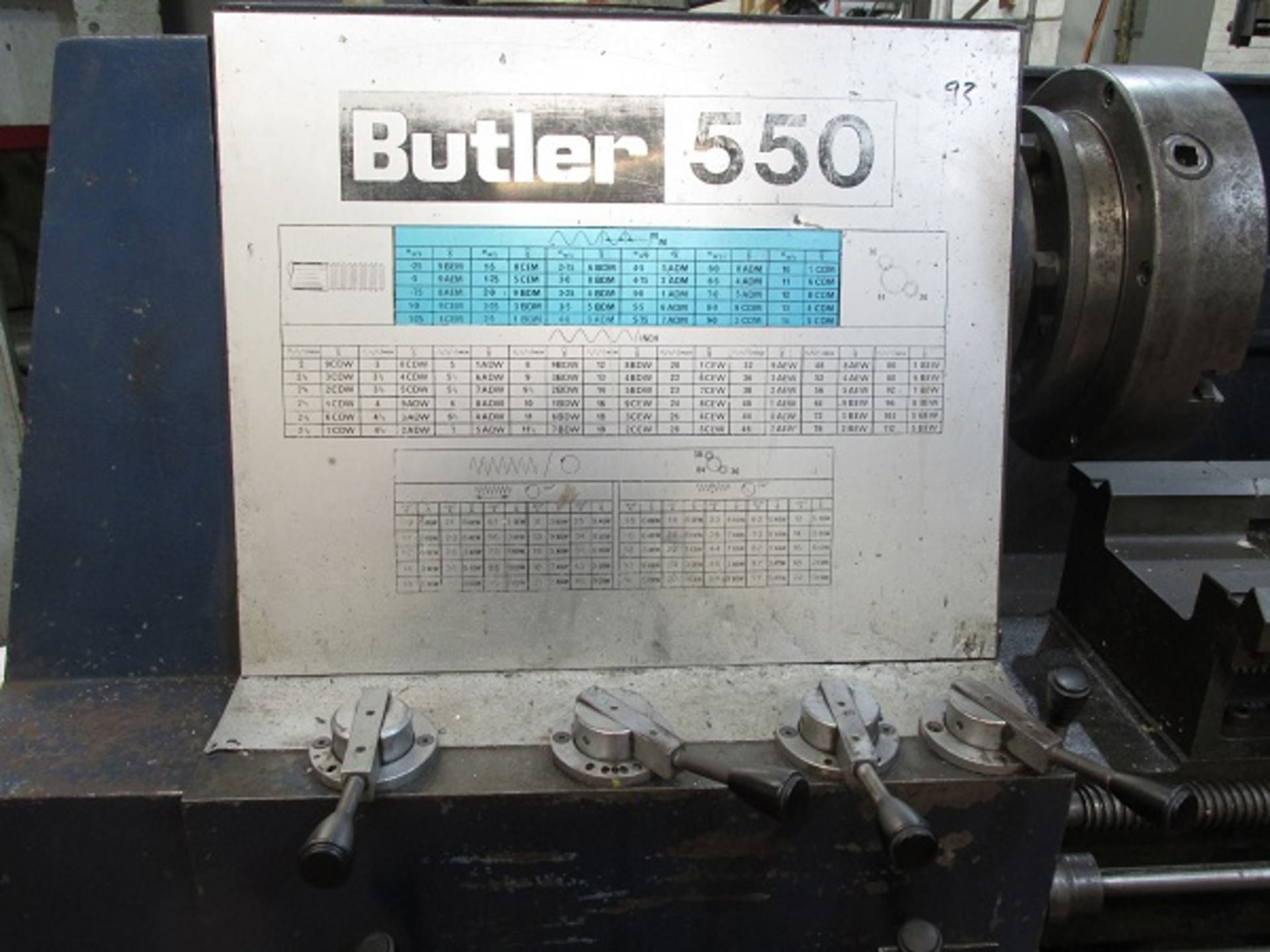 Butler 550 Gap Bed Lathe - Image 3 of 6