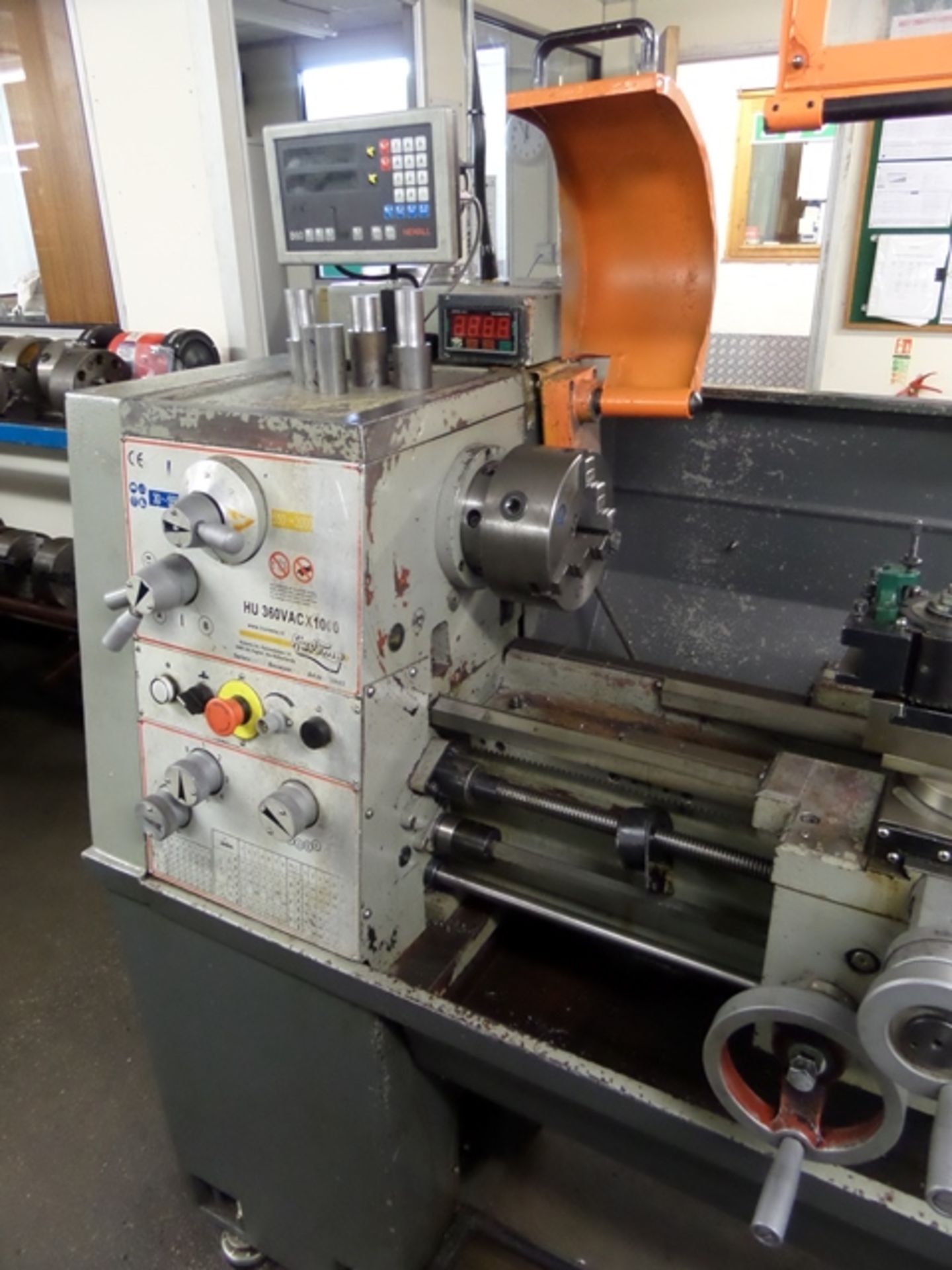 Huvema HU 360 x 1000 Gap Bed Lathe - Image 2 of 4