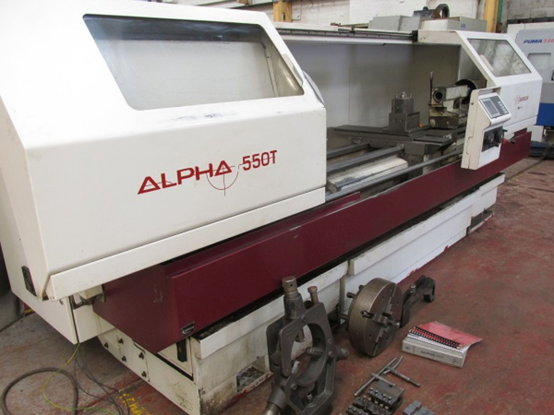 Harrison Alpha 550T x 2000mm CNC / Manual Lathe - Image 3 of 13