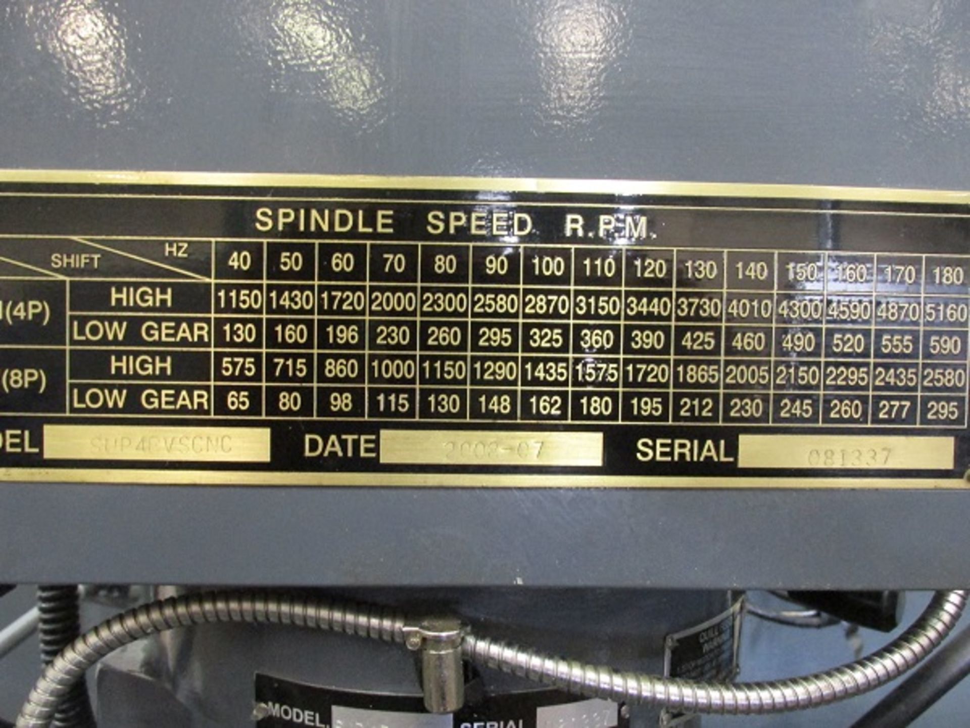 Clausing SUP4BVS 3 axis CNC Bed Mill - Image 12 of 13