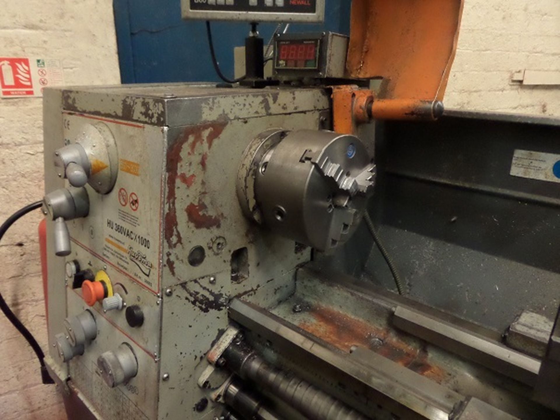 Huvema HU 360 x 1000 Gap Bed Lathe - Image 2 of 4