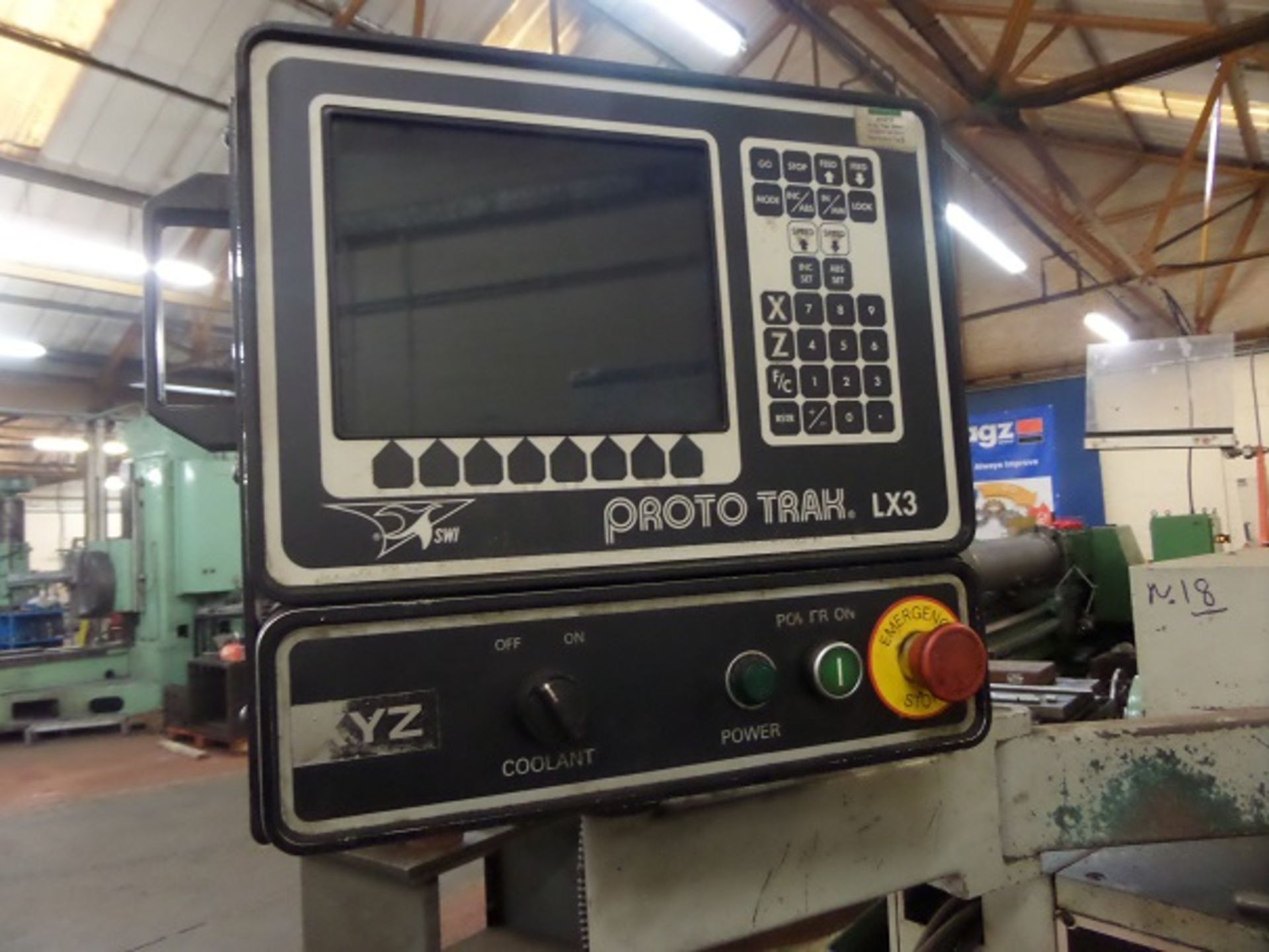 XYZ Proturn 410 CNC Lathe - Image 3 of 8