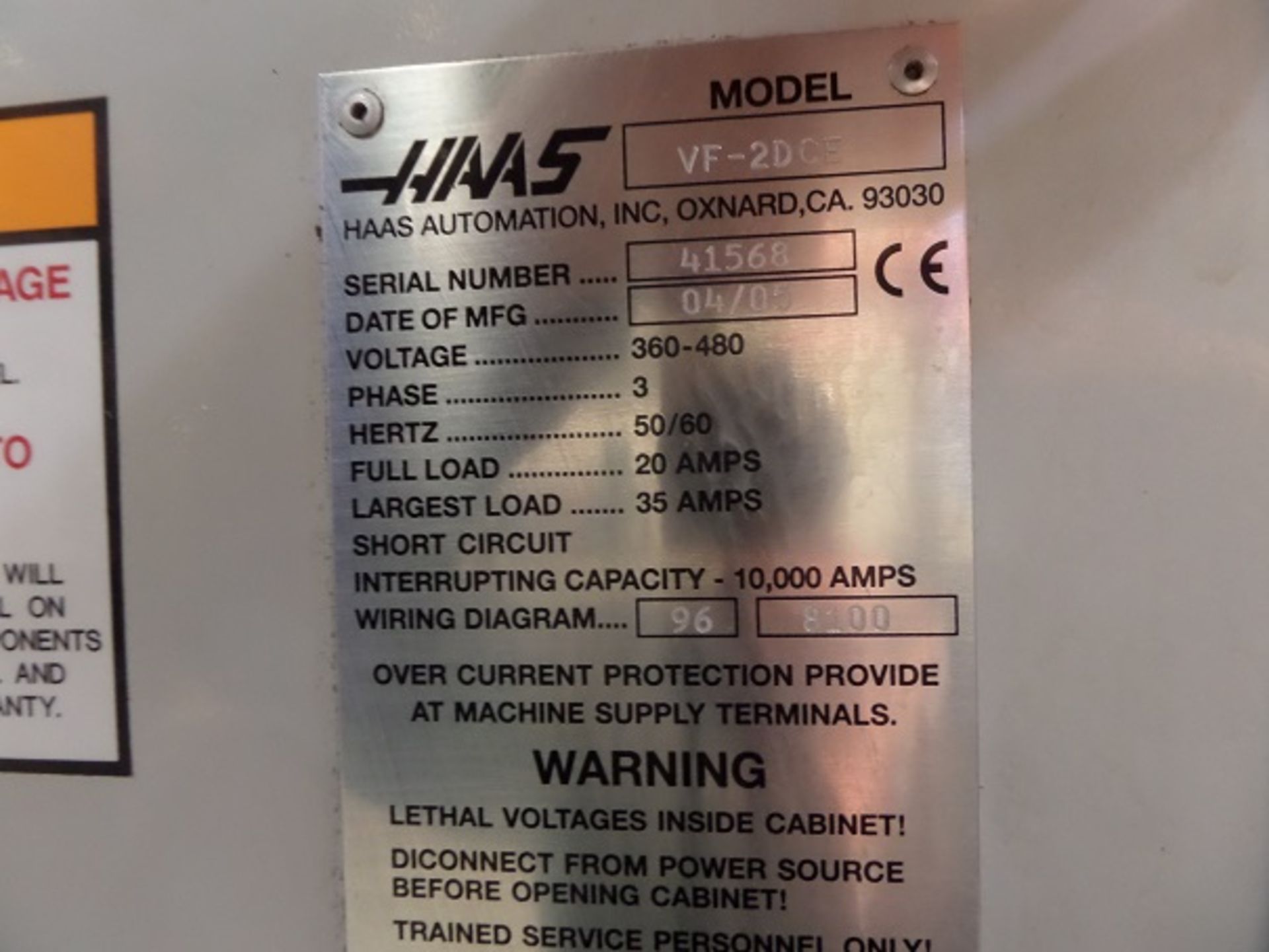 HAAS VF-2 Vertical Machining Centre - Image 9 of 10