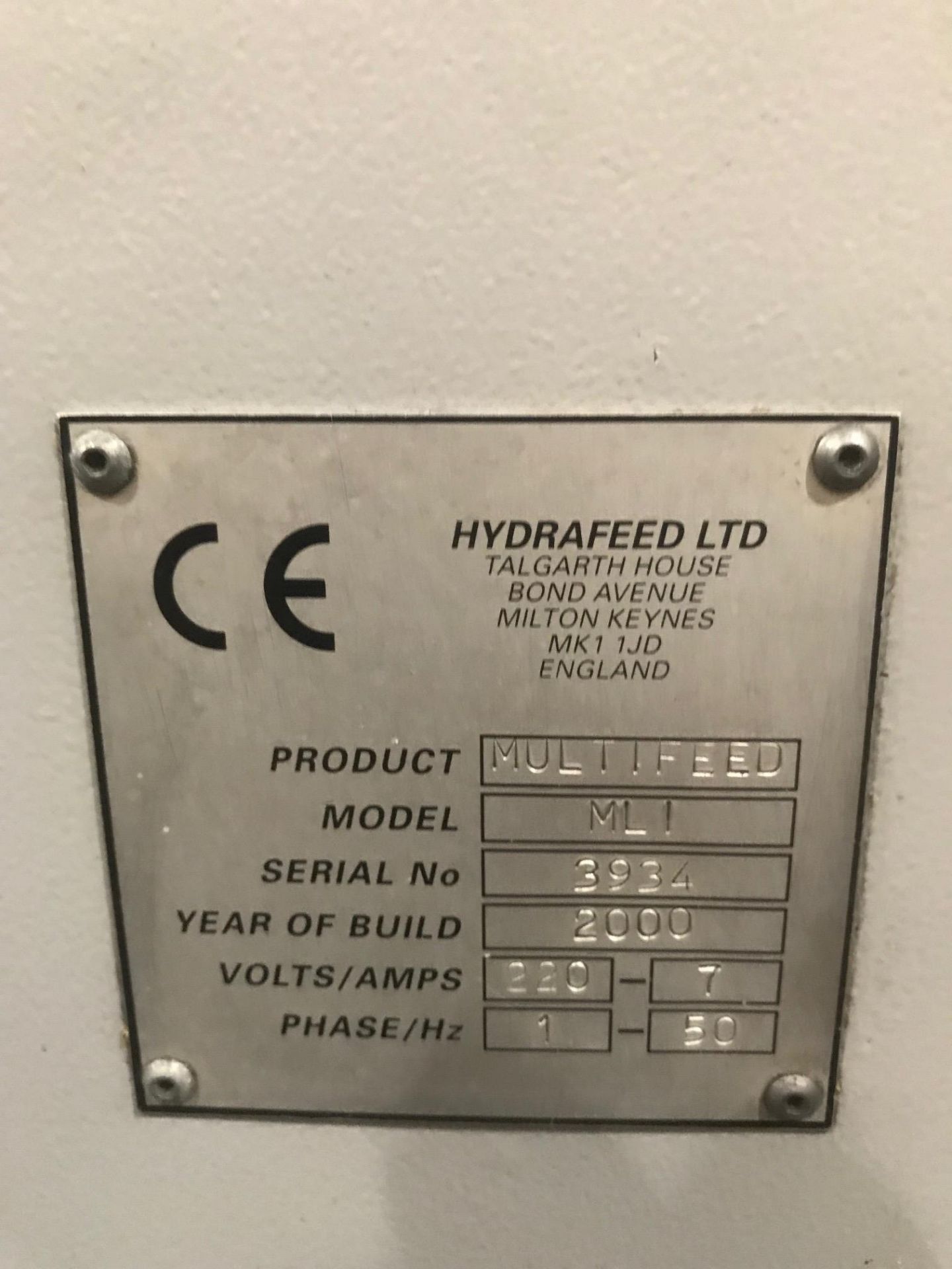 Multifeed ML1 Short Magazine CNC Bar Feed - Image 6 of 6