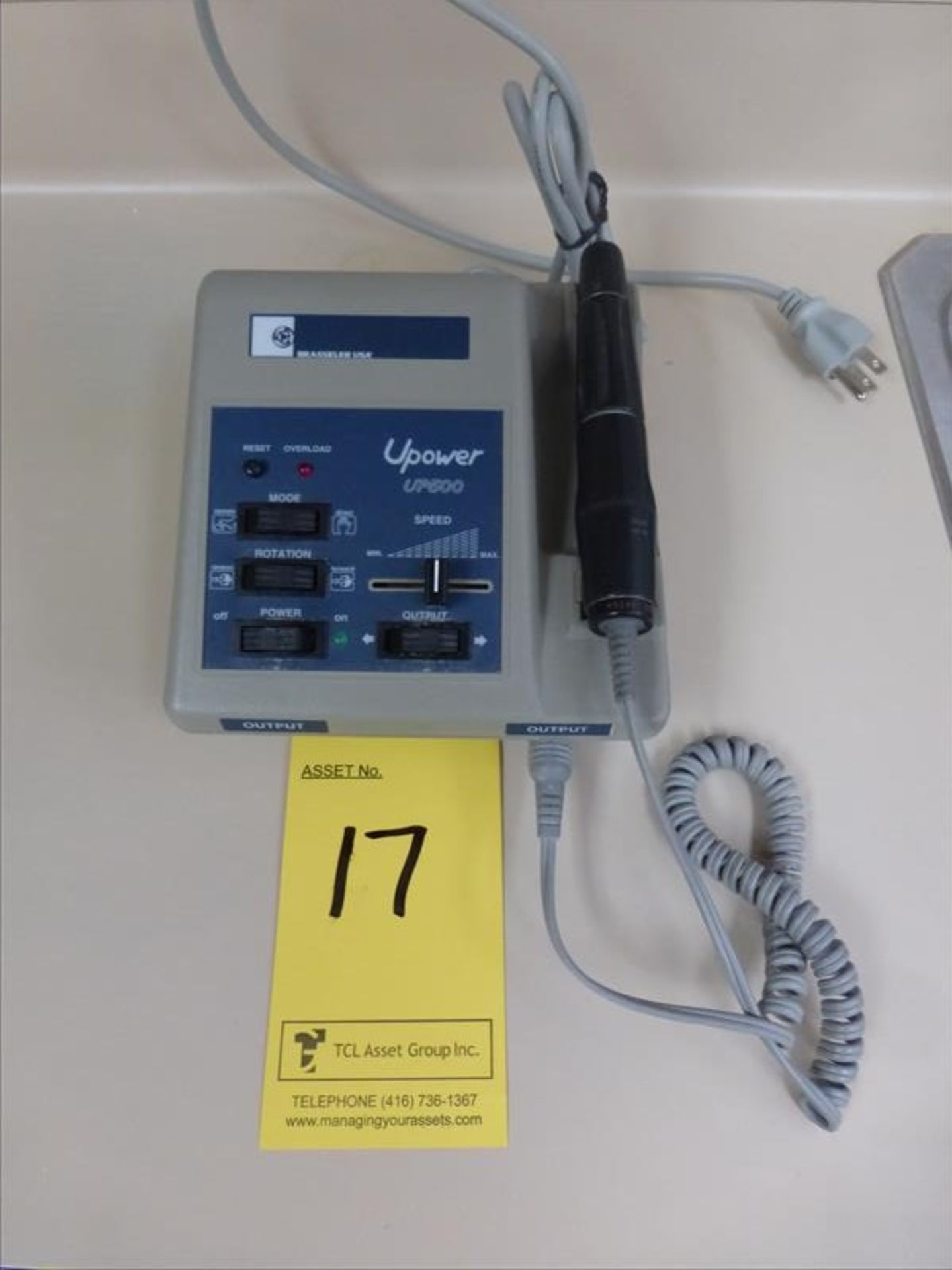 Upower micro motor handpiece, model UP500. [Winner will be determined based on sum of bids on lots