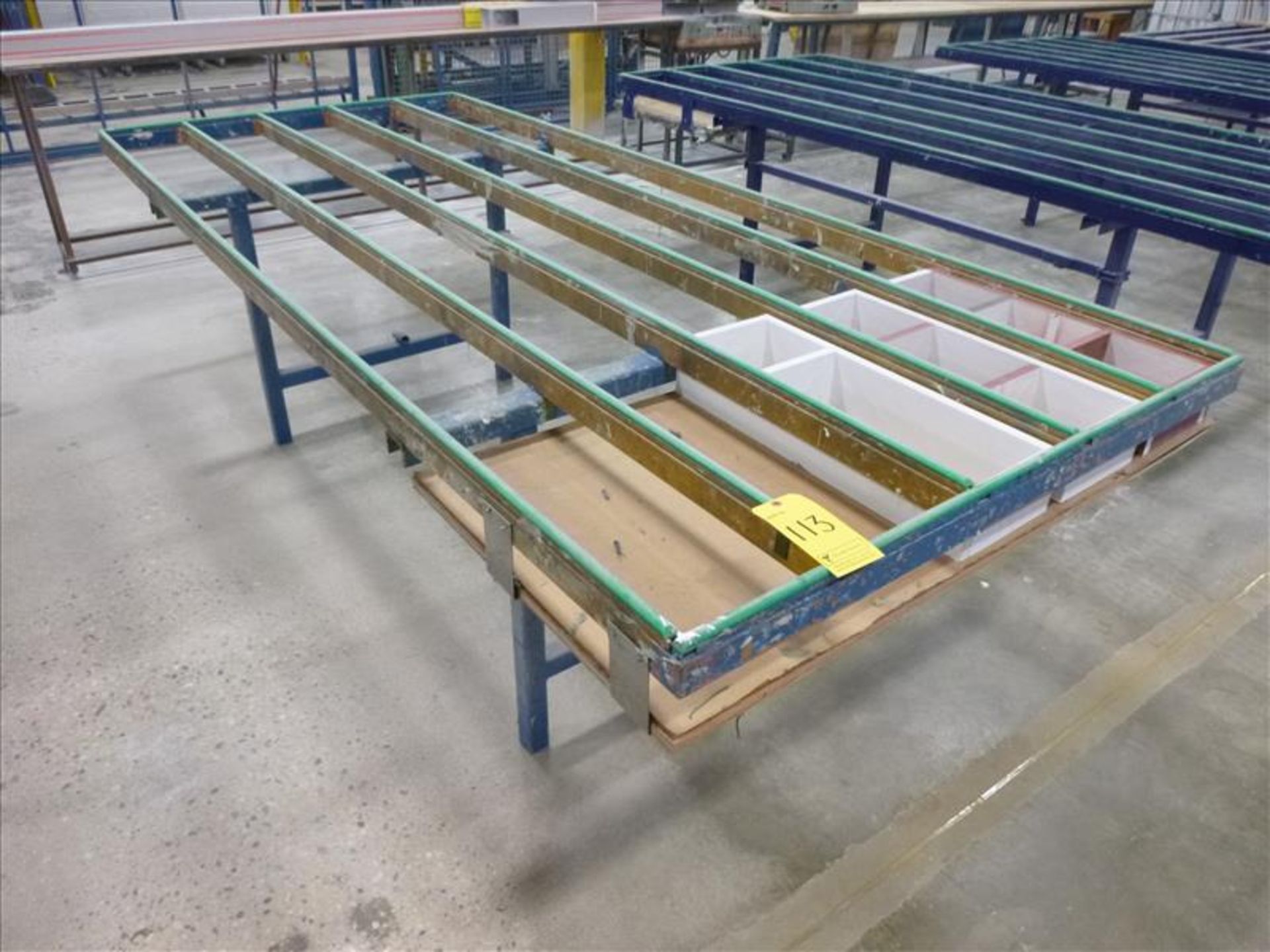 assembly table, 51" x 118"