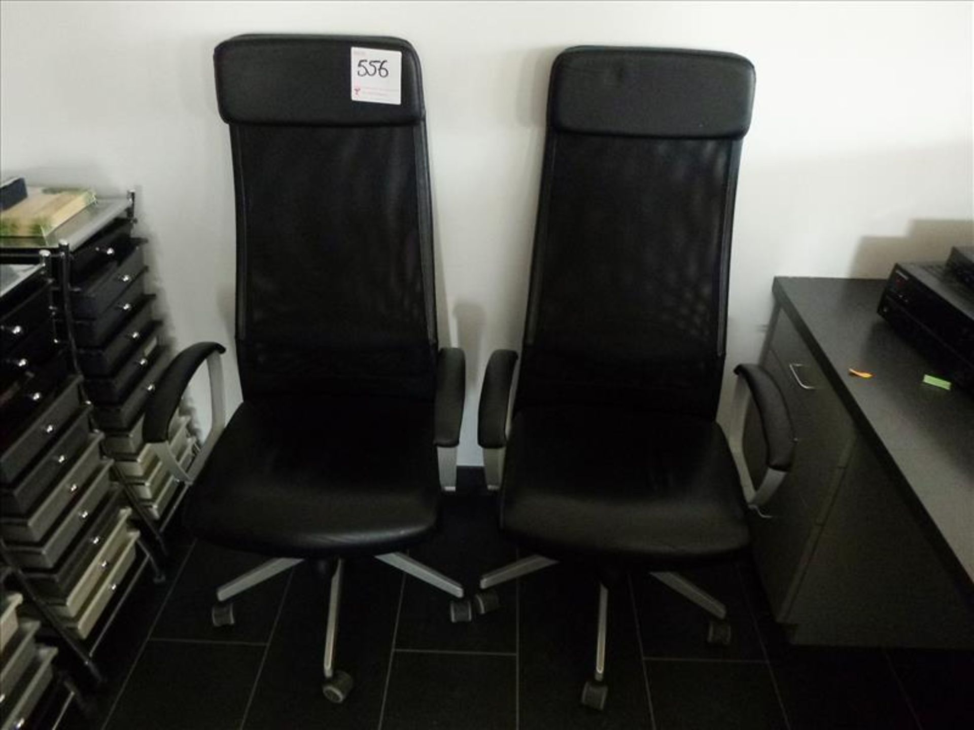 (2) executive chairs