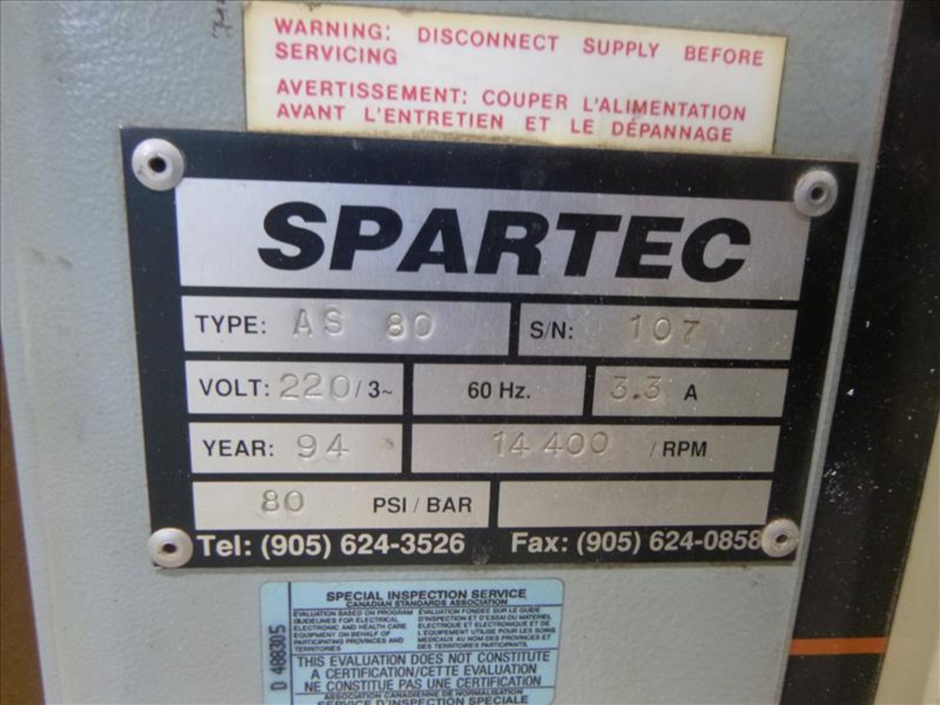 Spartec copy router, mod. AS-80, ser. no. 107 (1994) - Image 2 of 2