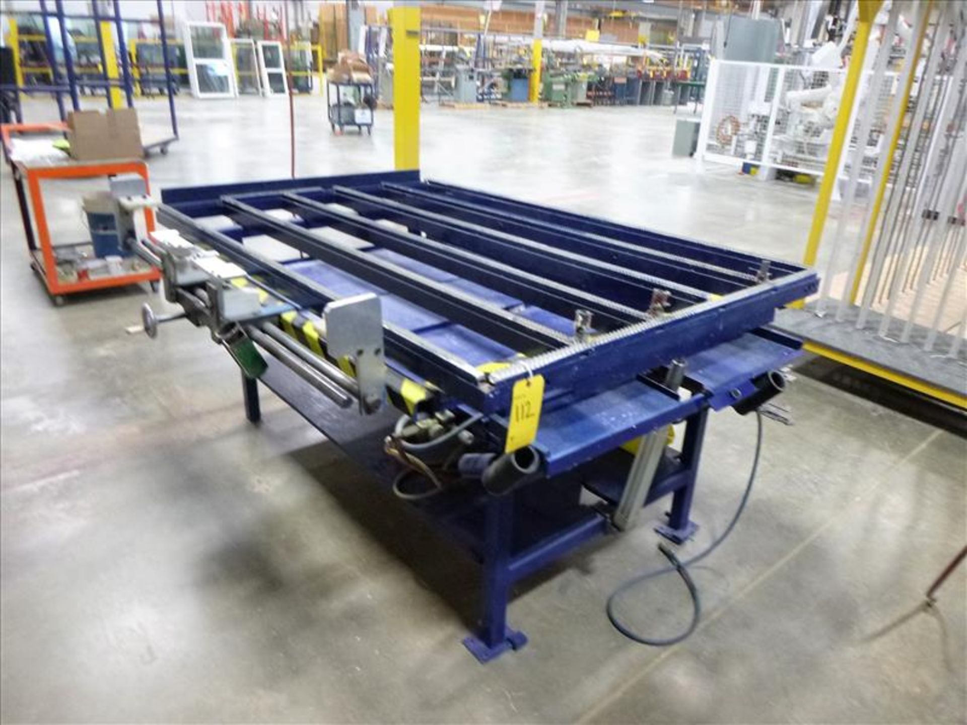 shop-built tilt assembly table
