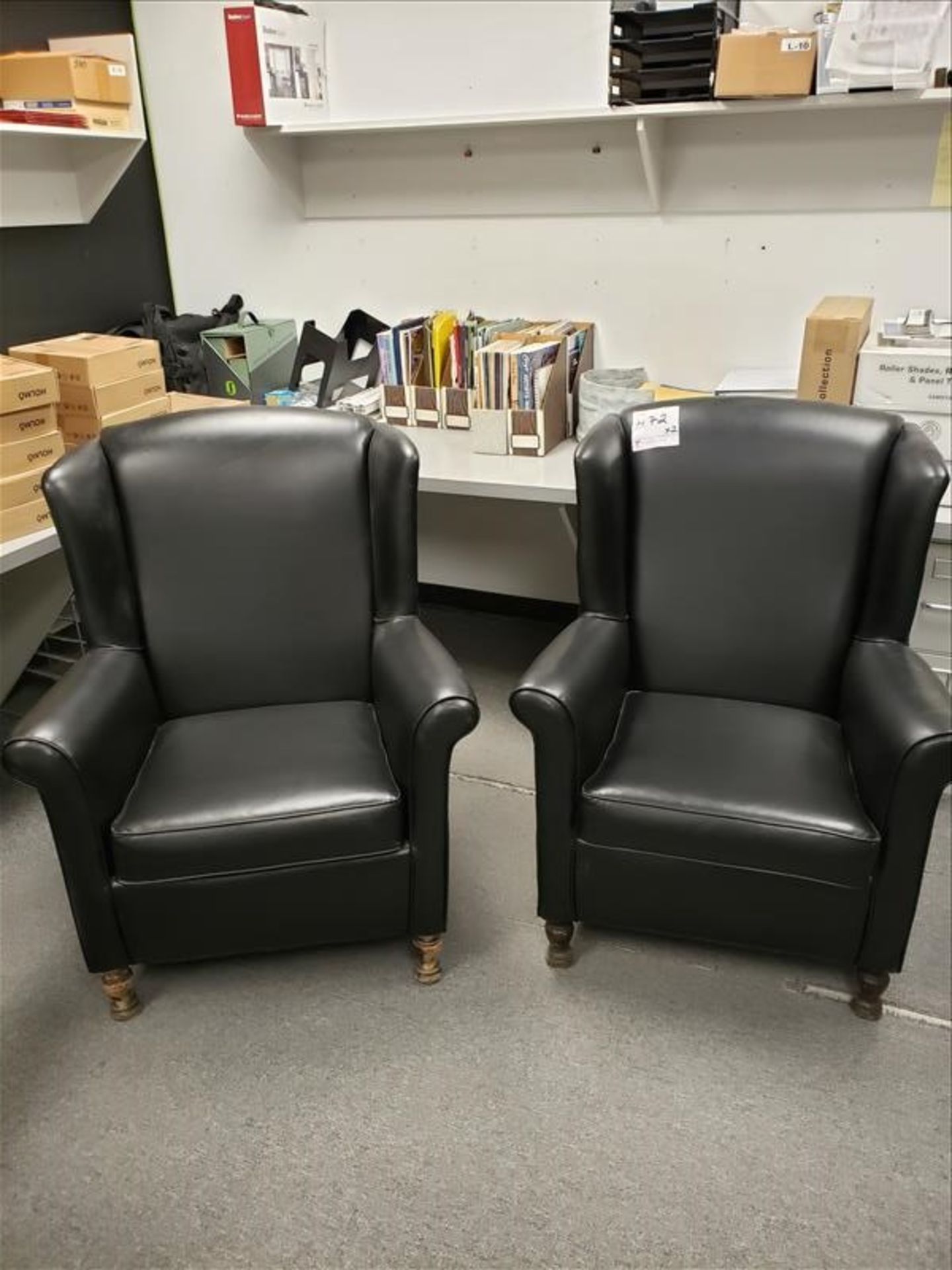 (2) arm chairs