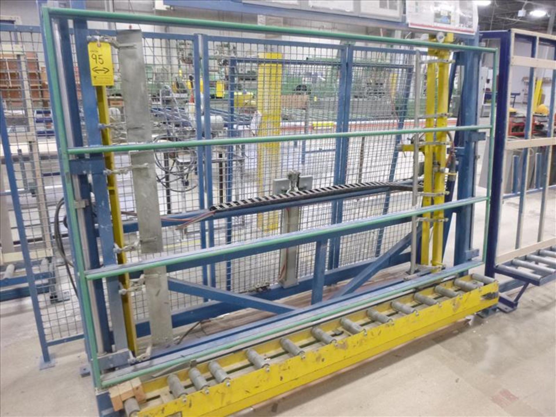 Urban glazing line, including: (2) glazing & control lift units (3) vertical roller conveyor - Image 2 of 4