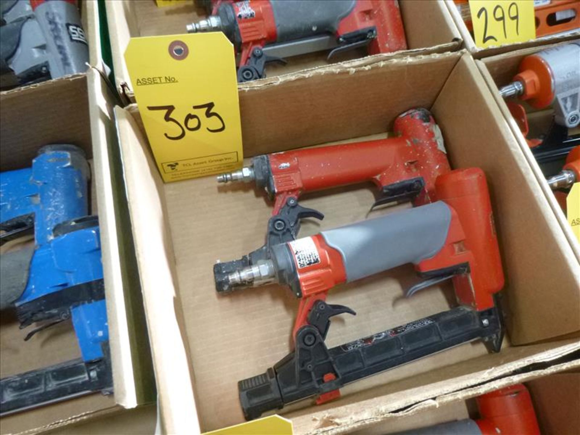 (2) Senco pneumatic staple guns