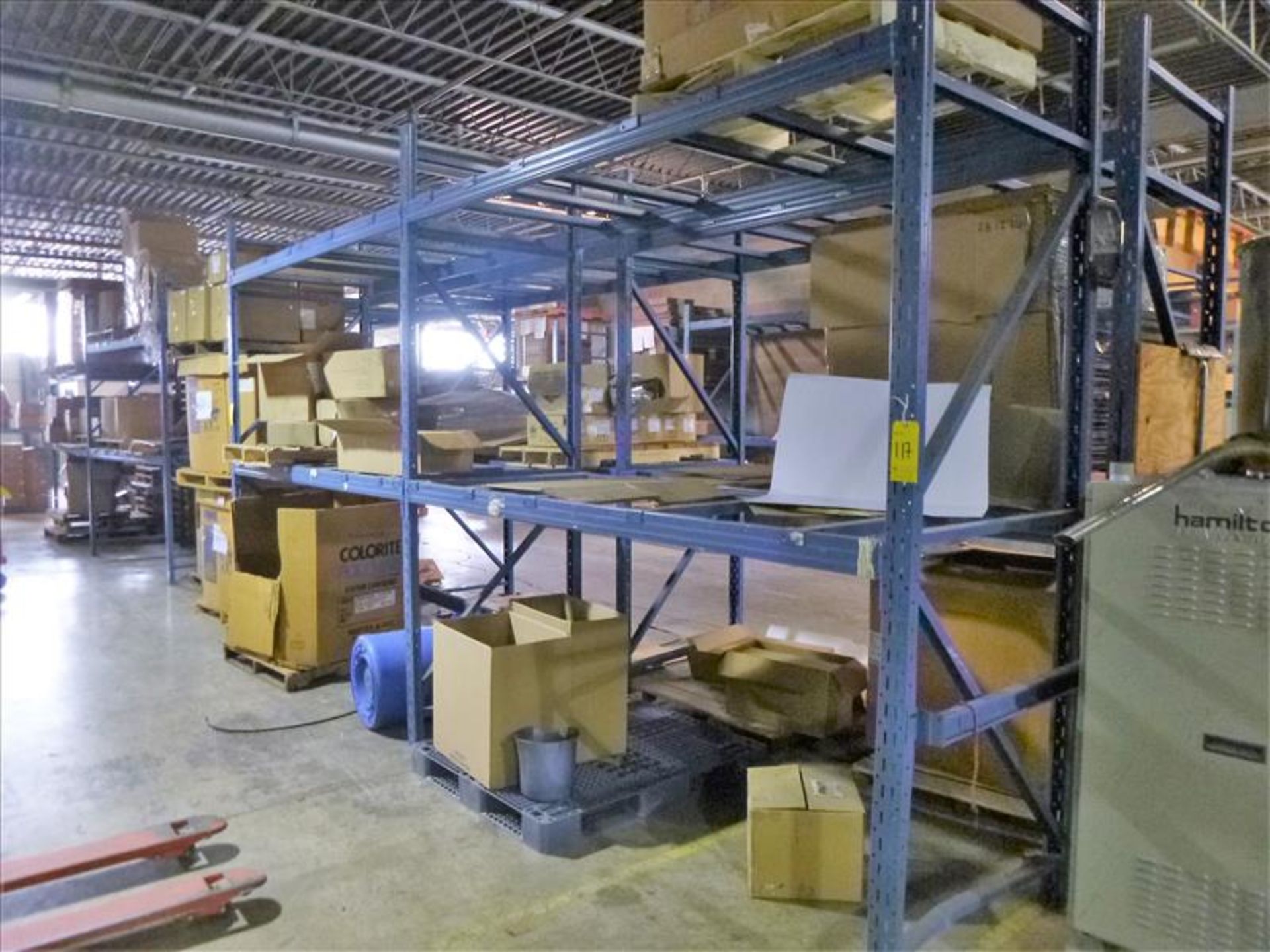 (2 sec.) Pallet Racking, 10 ft. high x 42 in. deep (excluding contents)