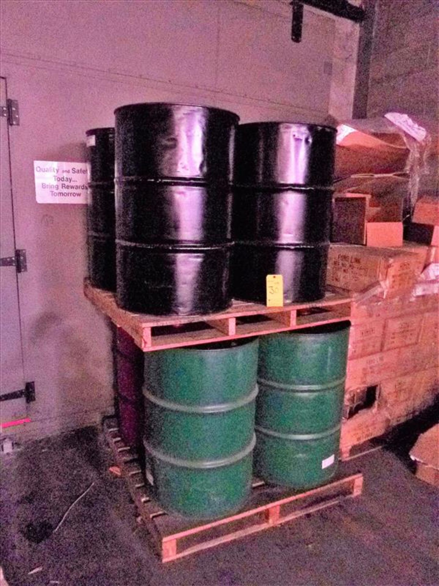 (10 drums) Hydraulic Oil (marked as USED)