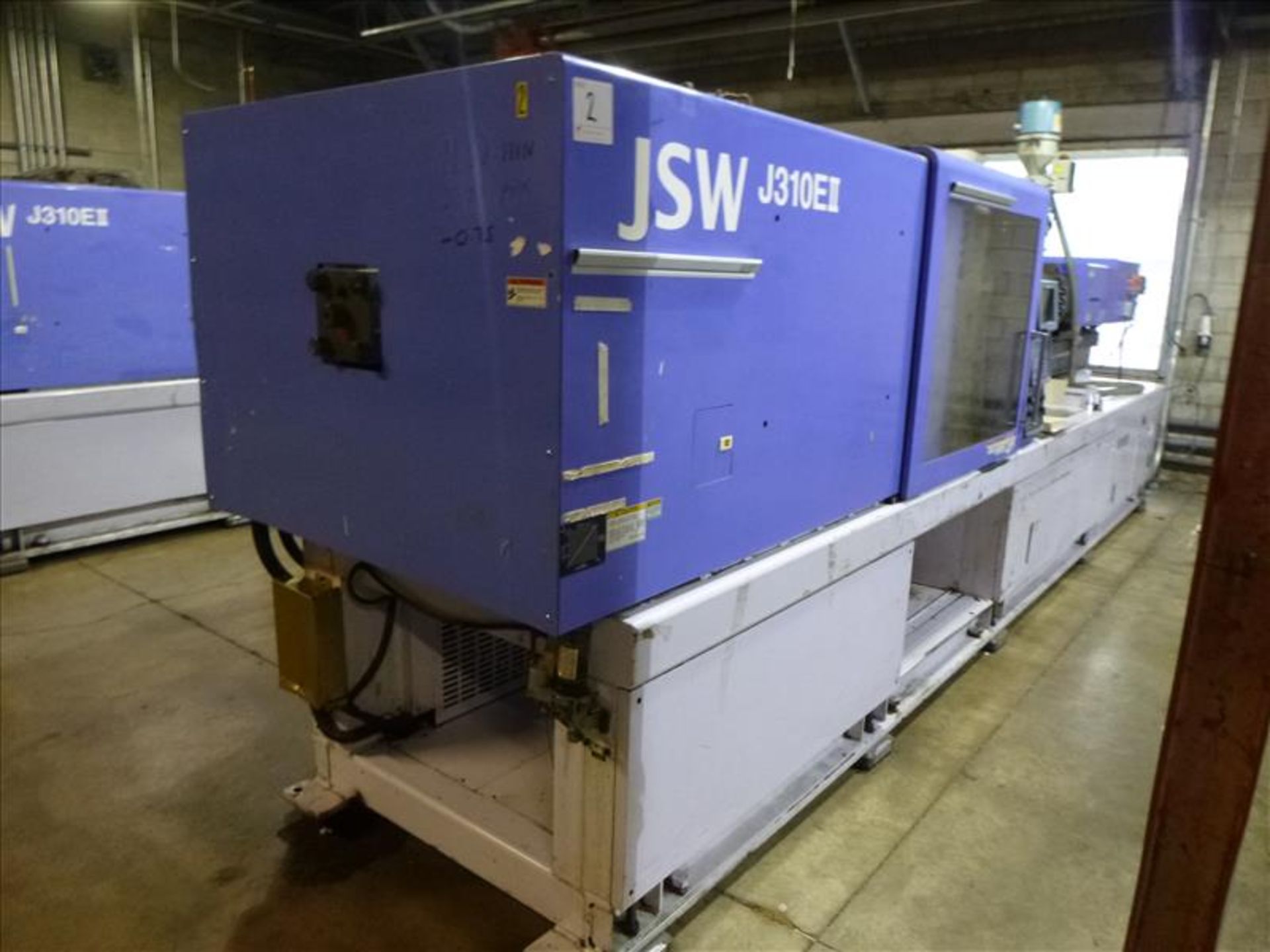 JSW mod. J310EII 310 Ton Injection Moulding Machine ser. no. 297714606 (1999) w/22.44 in. Clamp