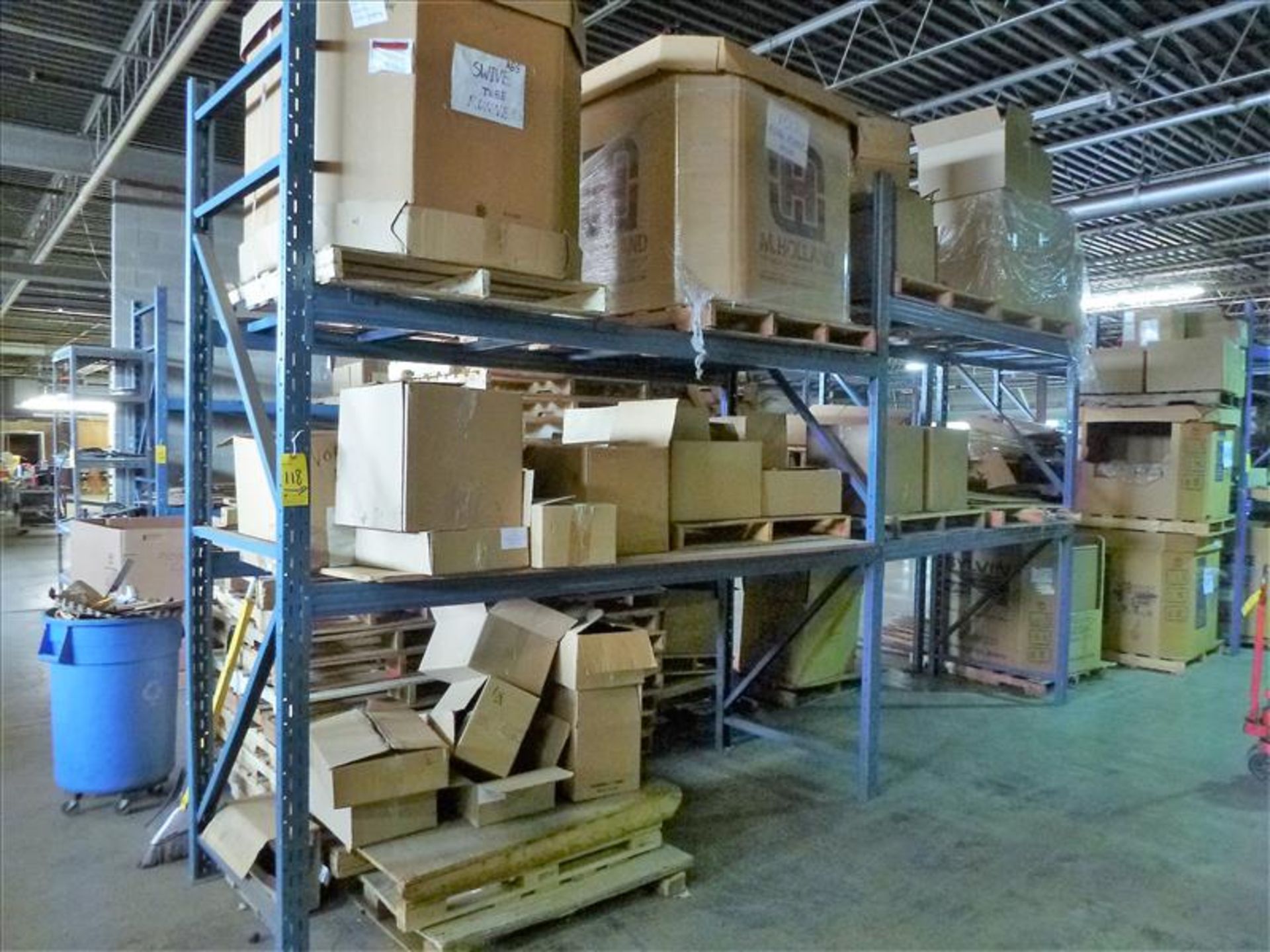 (2 sec.) Pallet Racking, 10 ft. high x 42 in. deep (excluding contents)