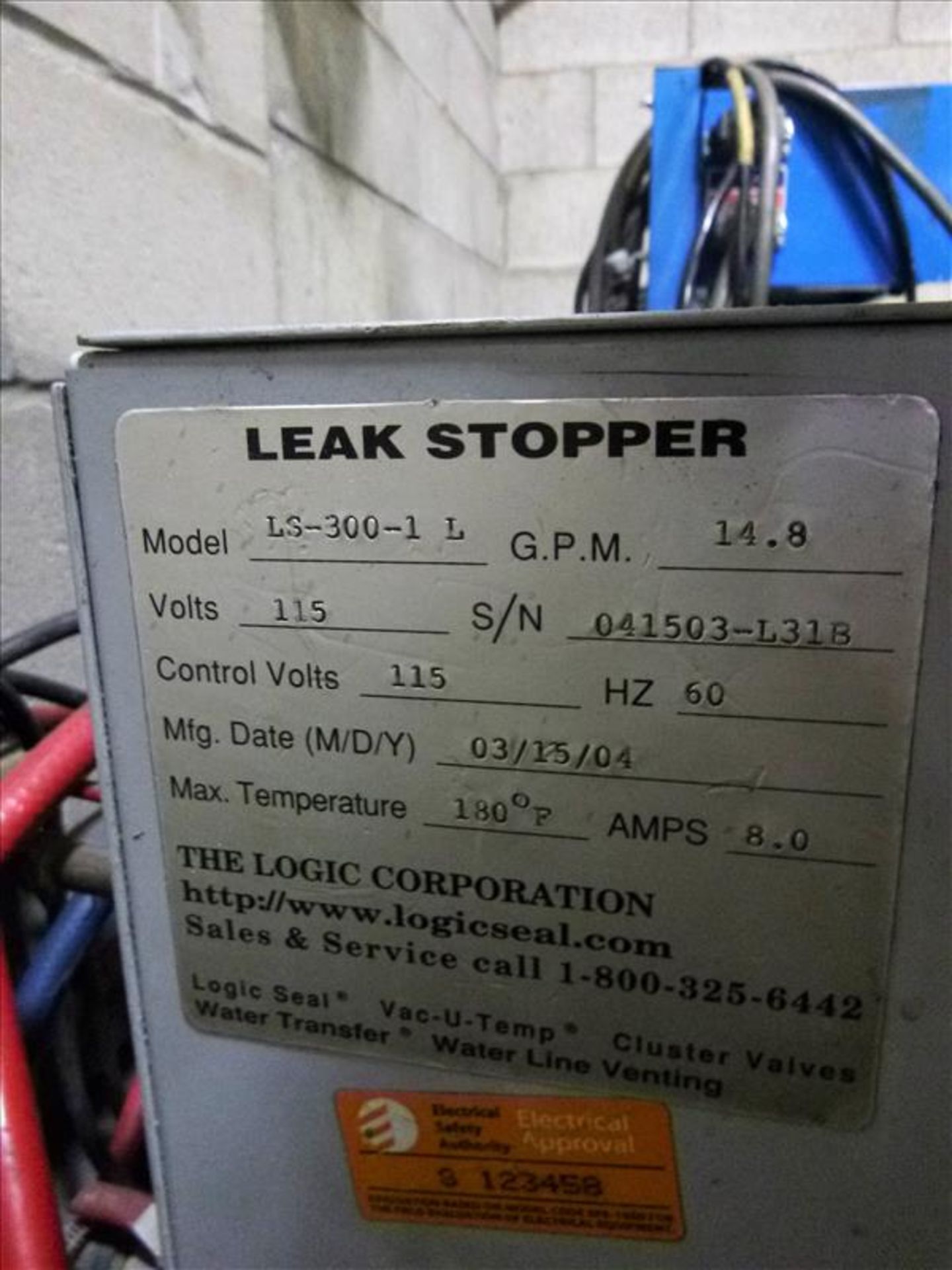 LogicSeal mod. LS-300-1 L Leak Stopper ser. no. 041503-L318 (2015) - Image 2 of 2