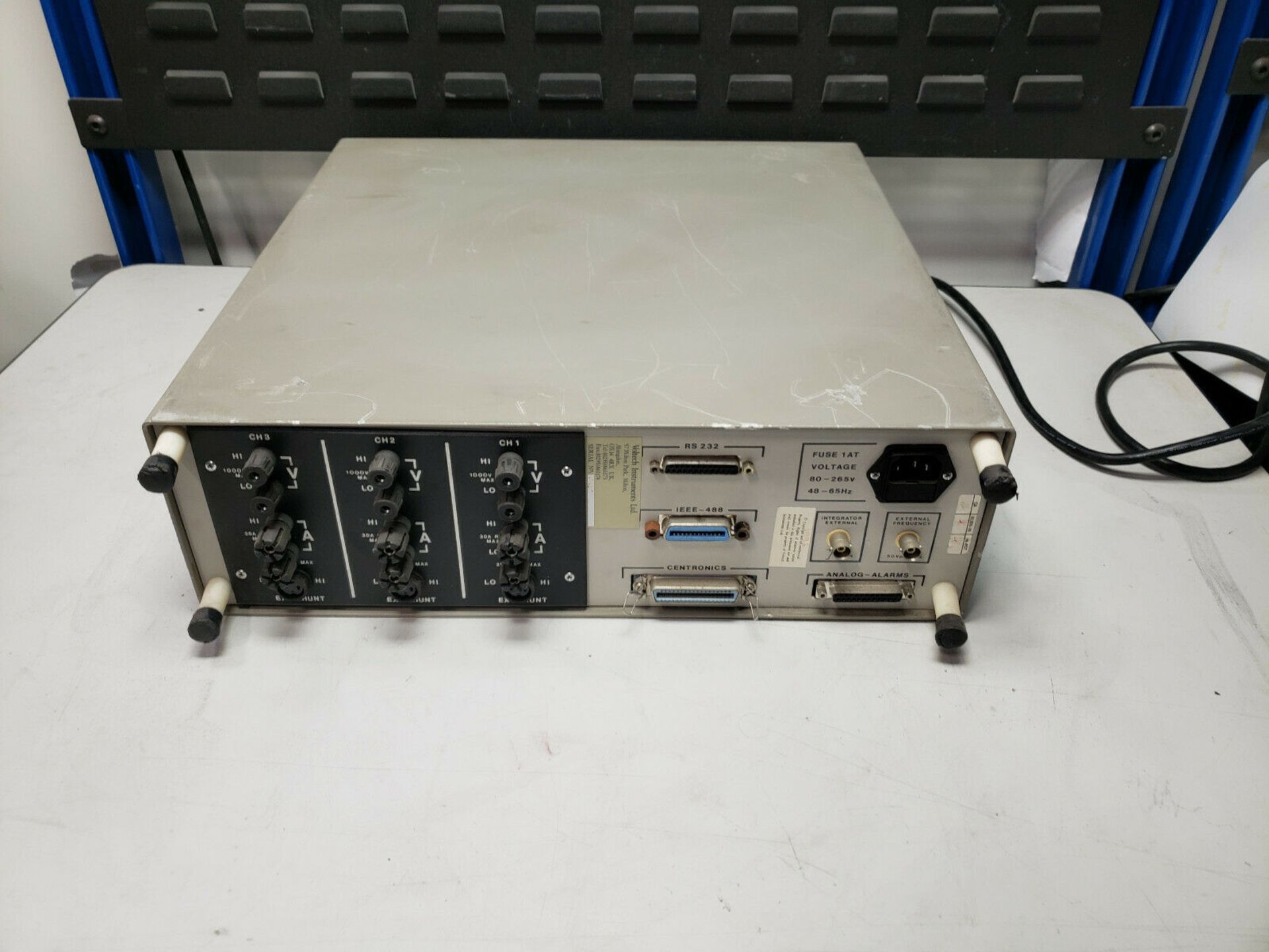 Voltech PM 3000A Universal Power Analyzer - Image 3 of 4