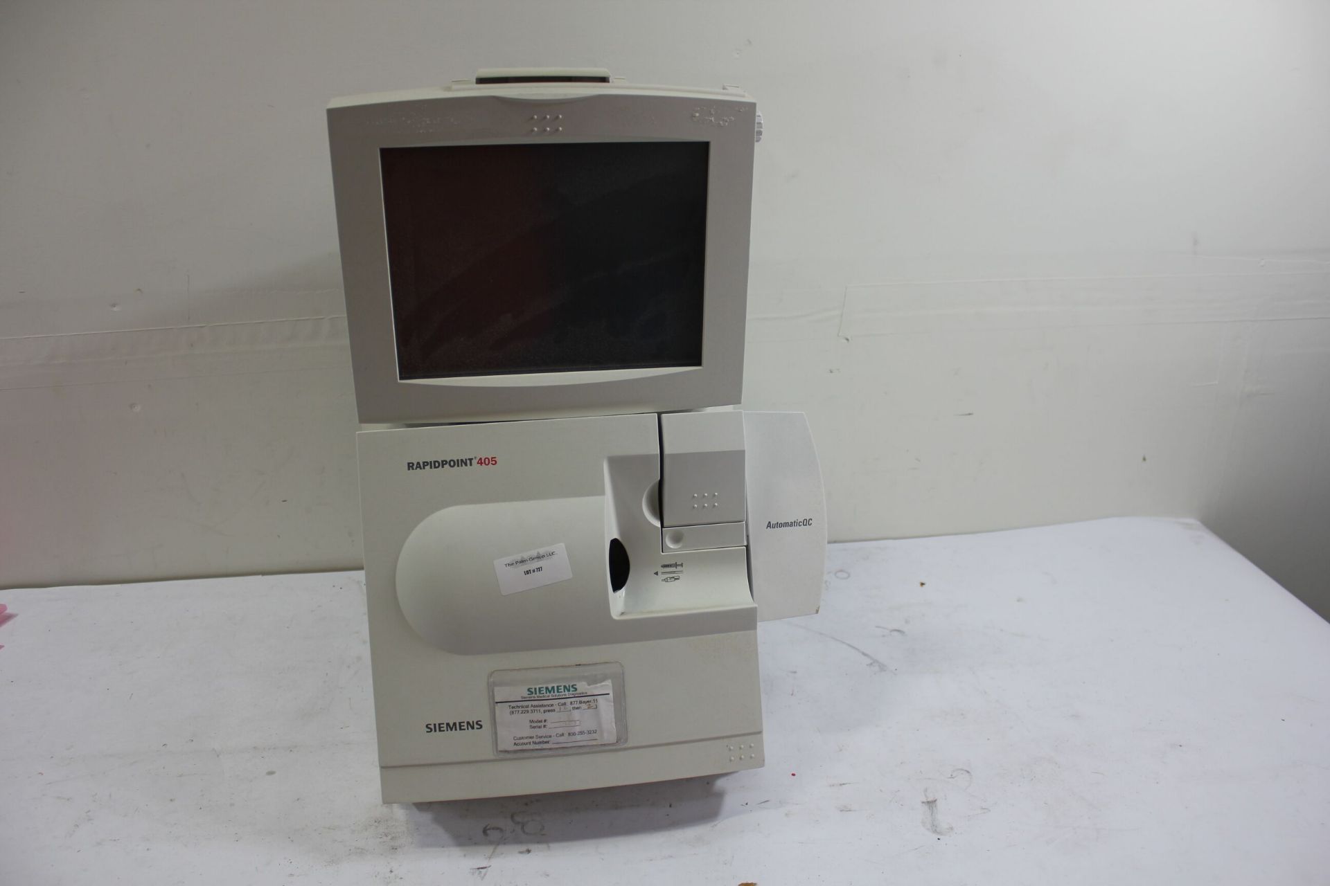 Siemens Rapidpoint 405 Gas Analyzer