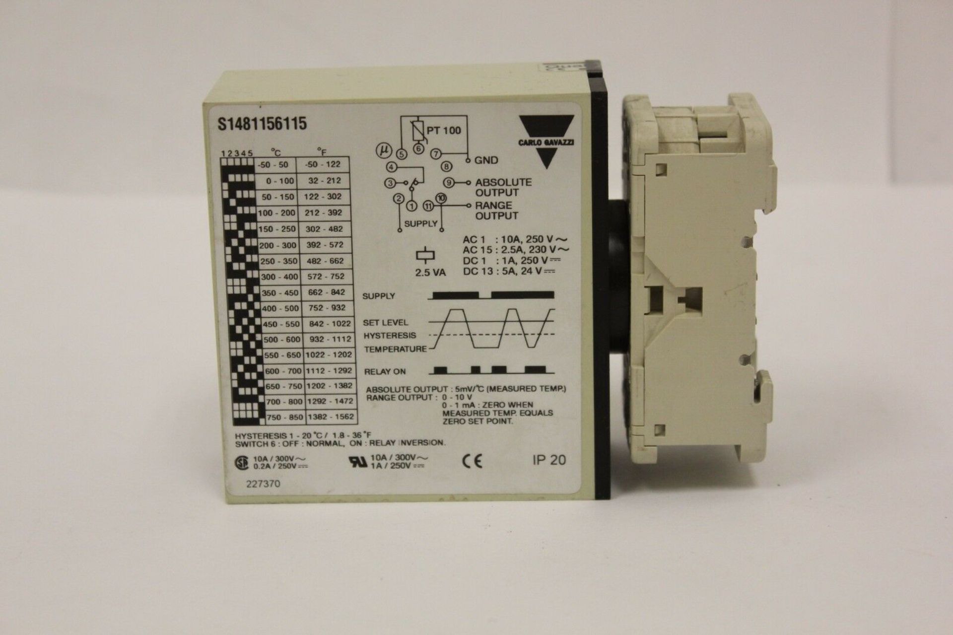 Carlo Gavazzi Temperature Controller - Image 2 of 2