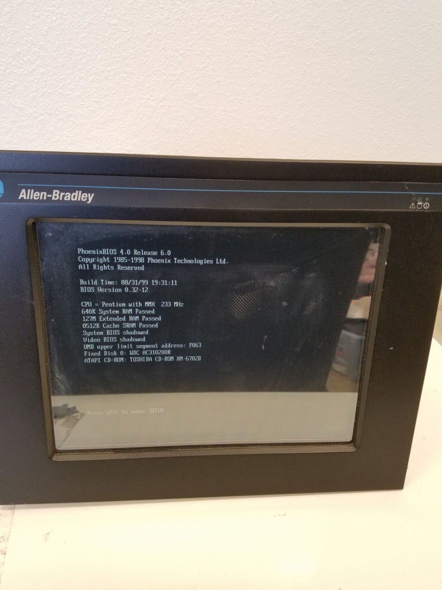 ALLEN BRADLEY PLC Display Monitor Computer - Image 2 of 4