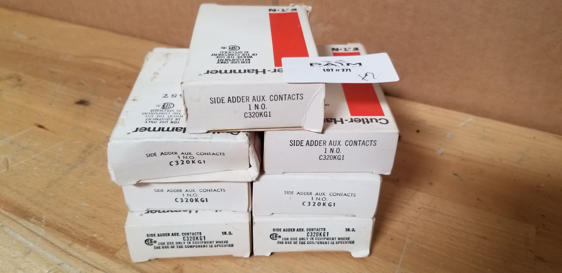 Lot of New Cutler Hammer Auxiliary Contact Kits