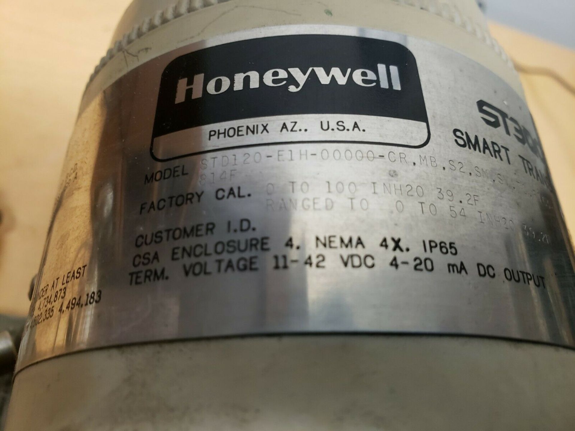 Honeywell ST3000 Smart Pressure Transmitter - Image 3 of 4