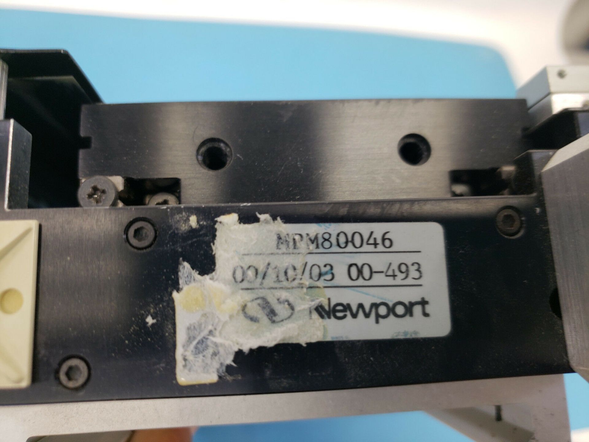 Newport Linear Stage With Motor - Image 3 of 6