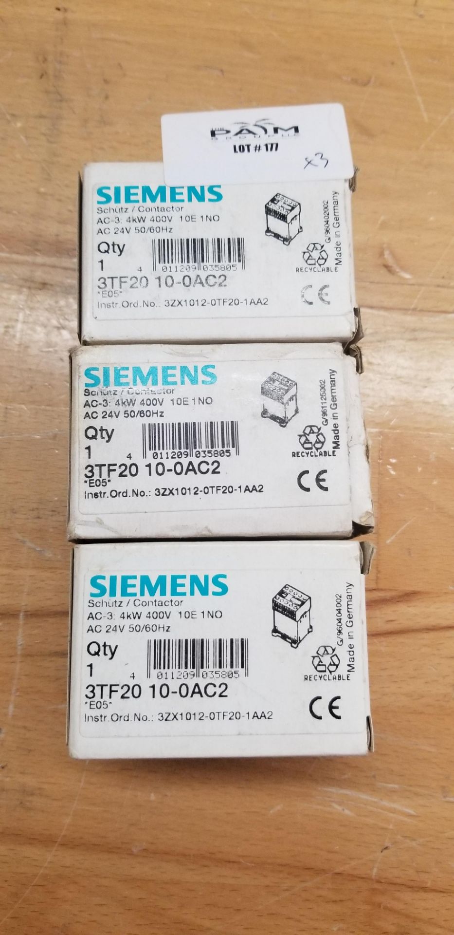 Lot of New Siemens Motor Contactor