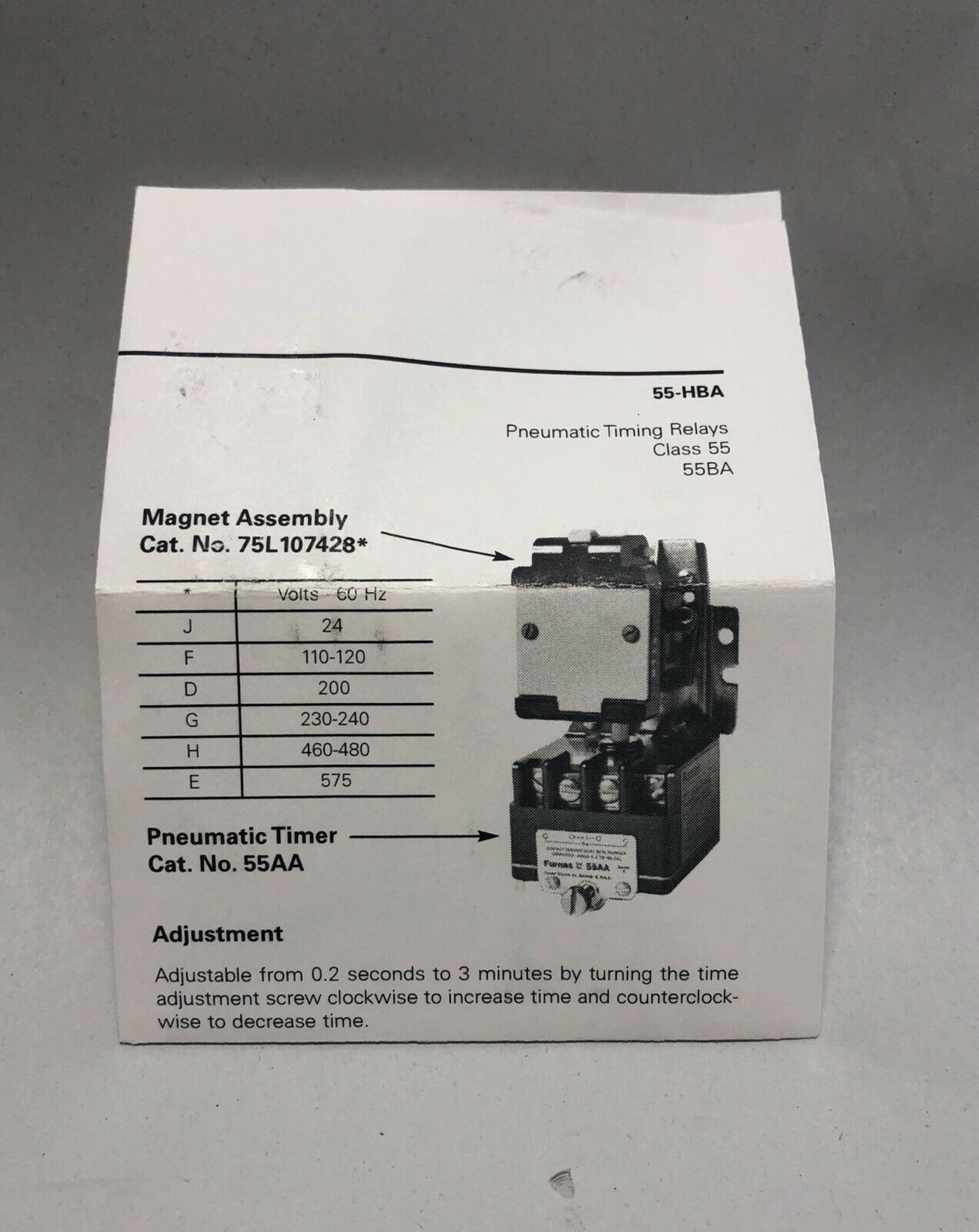 New Furnas Pneumatic Timer Relay - Image 4 of 4