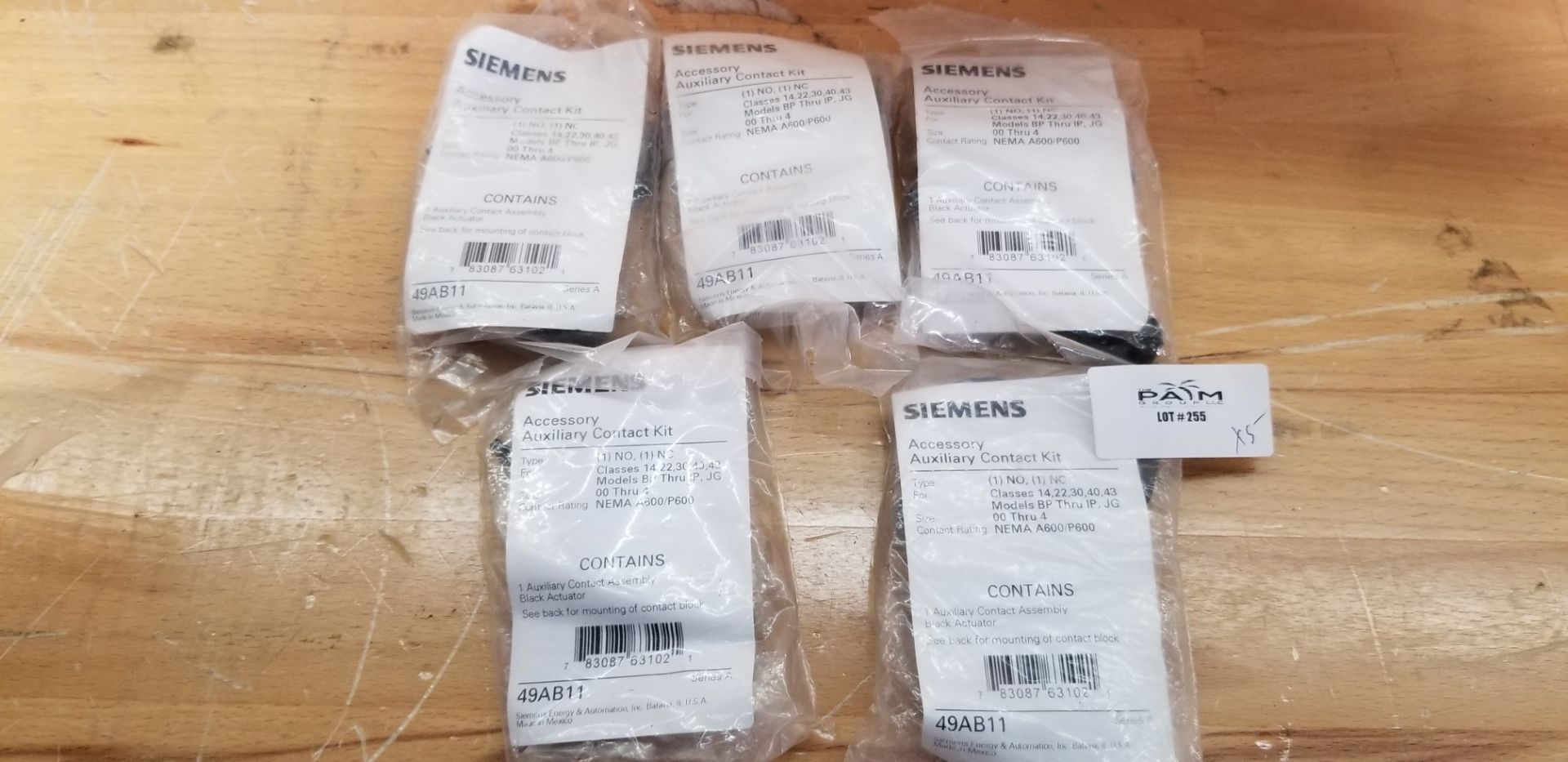 Lot of New Siemens Auxiliary Contact Kits
