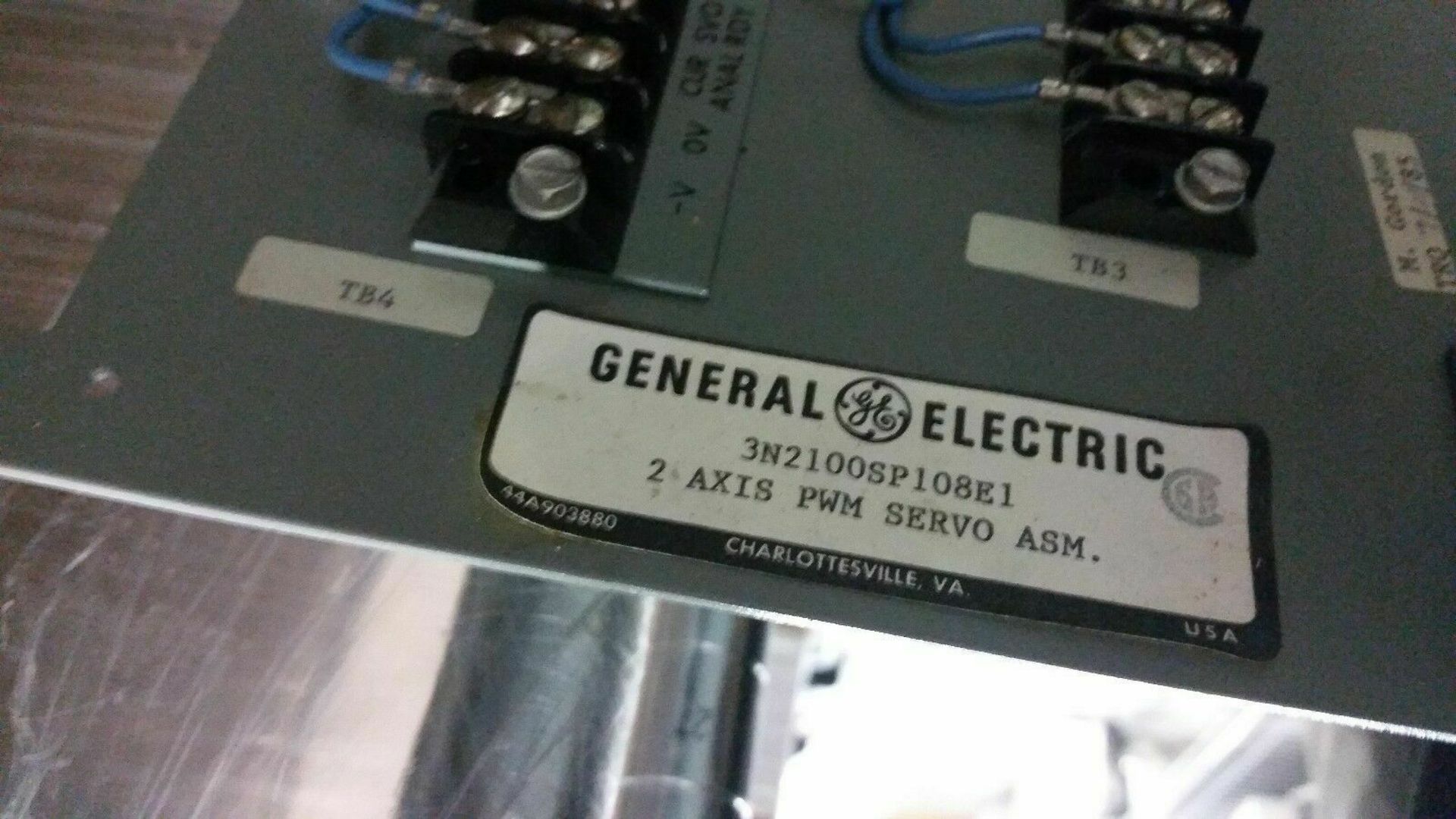 Unused Ge Hi Ak 2 Axis Pwm Servo Drive W/overload Relay Option - Image 4 of 4