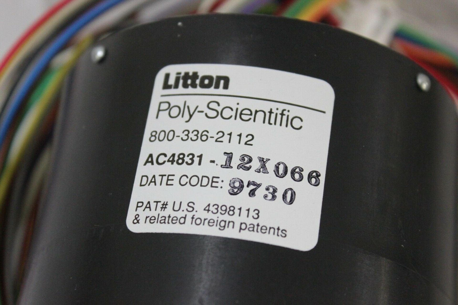New Litton Poly Scientific 12 Way Slip Ring Slipring Assembly - Image 4 of 5