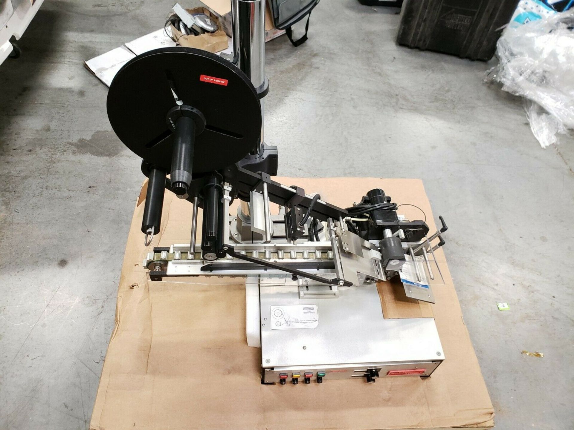 Barry Wehmiller Accraply 6101 Pressure Sensitive Benchtop Labeler - Image 2 of 9