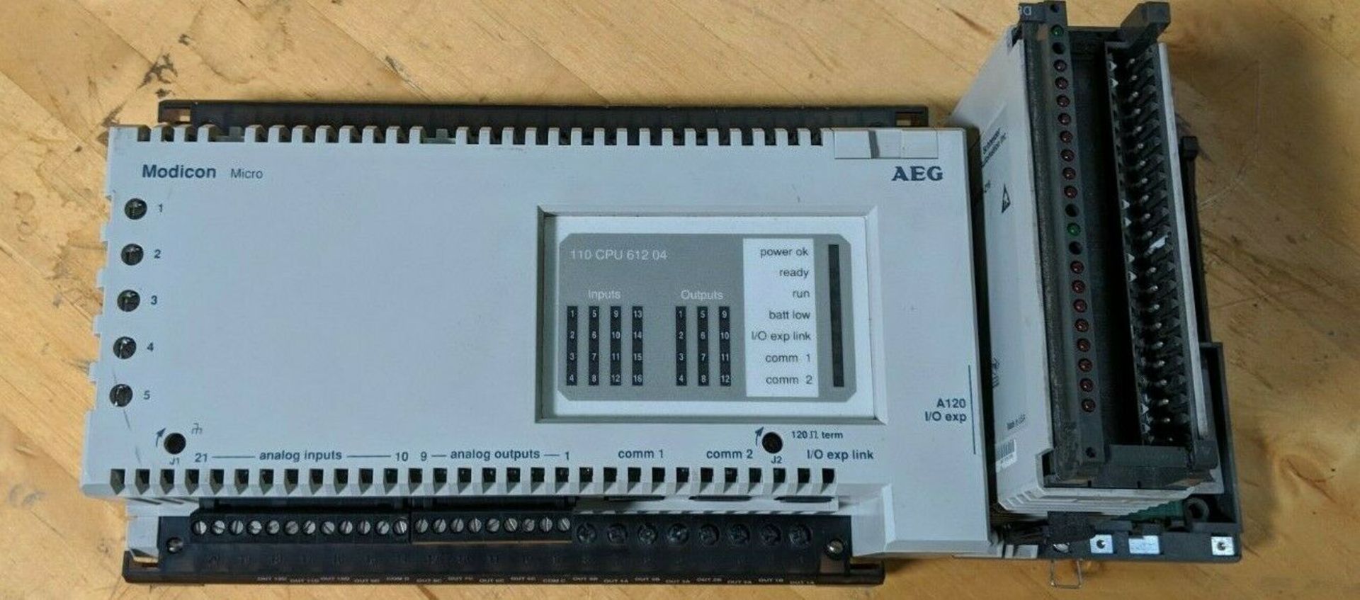 Schneider Modicon Micro PLC CPU Controller