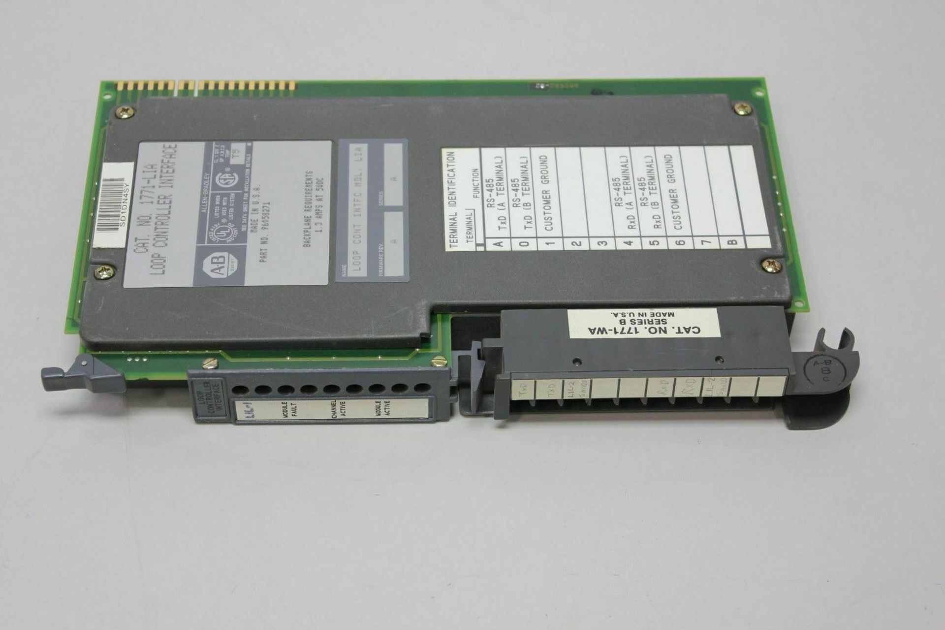 Allen Bradley 1771-LIA A LOOP CONTROLLER INTERFACE PLC CARD